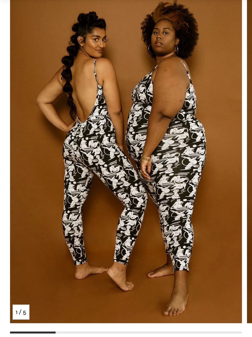 Manners London V-Back Jumpsuit - Libre print